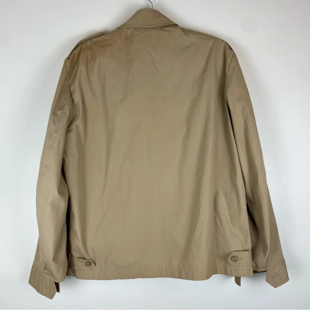Vintage 60s US Navy Creighton Windbreaker Jacket + Removable Liner 42R